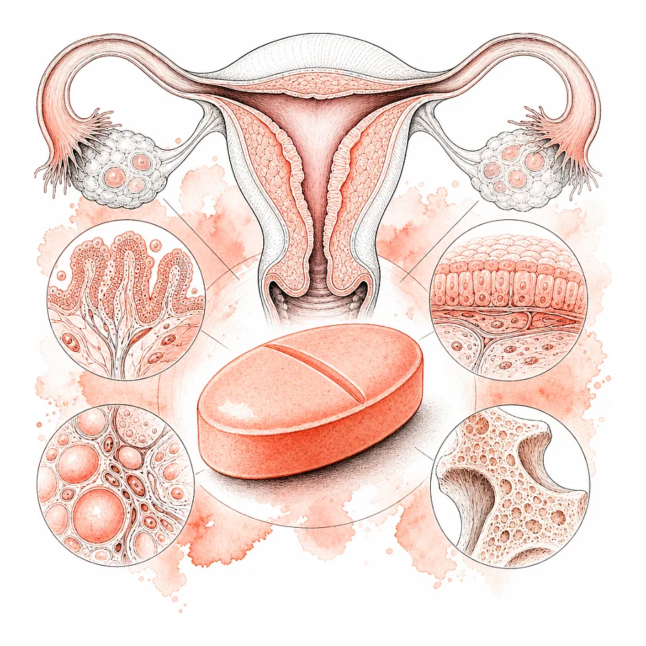 نحوه صحیح مصرف قرص استروژن کونژوگه