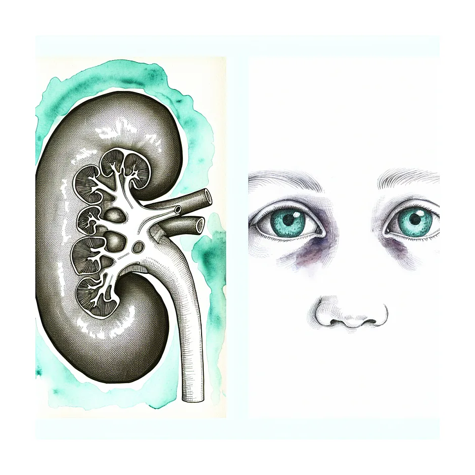 ارتباط سیاهی دور چشم با مشکلات کلیوی: تشخیص و درمان