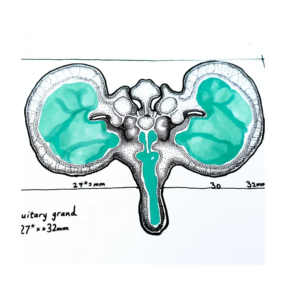 ابعاد غده هیپوفیز 27*30*32mm، آیا نیاز به عمل دارد؟