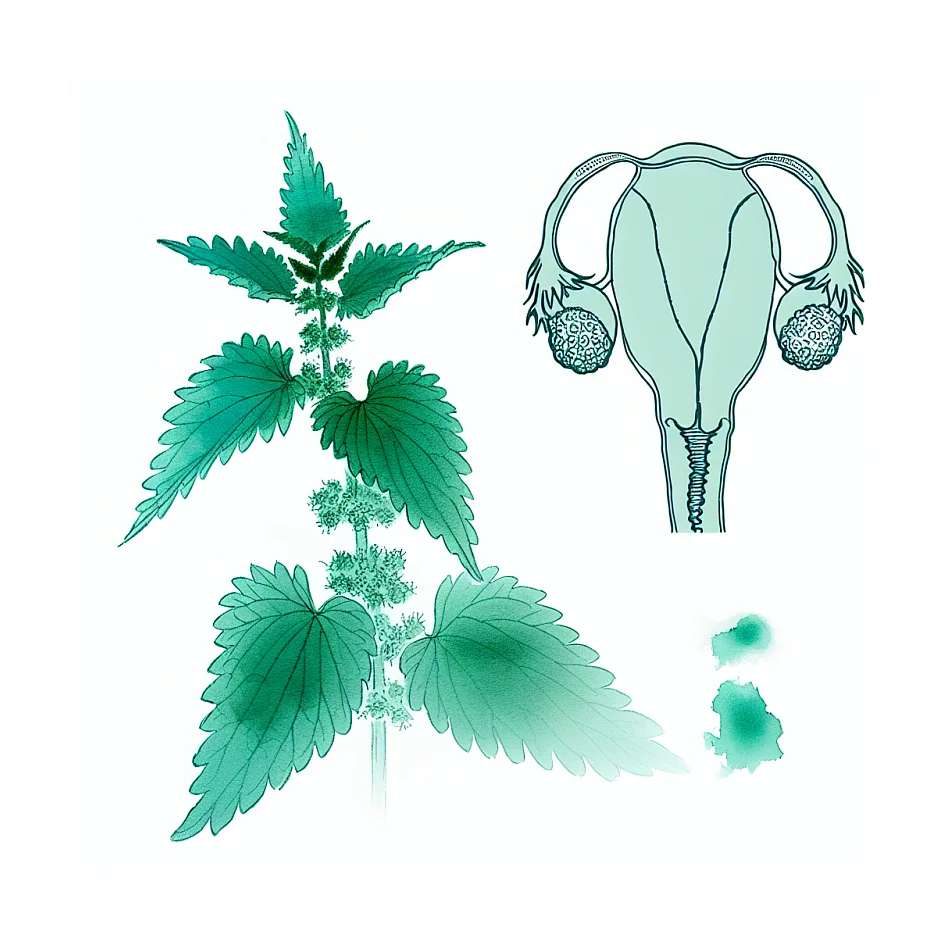 مصرف دمنوش گزنه برای کاهش هورمون مردانه و درمان PCOS