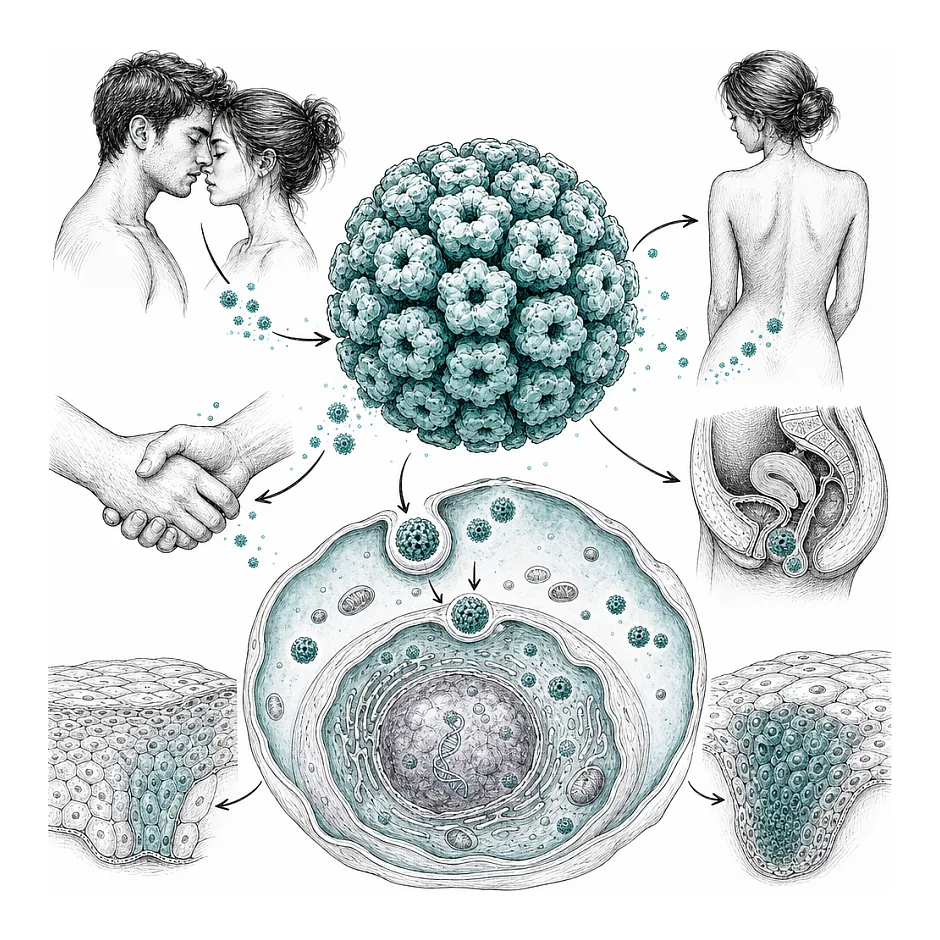 هل يتم نقل فيروس HPV عبر الأواني المشتركة؟ - خدمة الأسئلة والأجوبة الطبية باللغة الفارسية