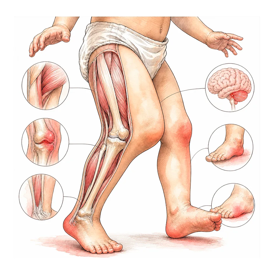 علت زمین خوردن زیاد کودک ۲۲ ماهه چیست؟