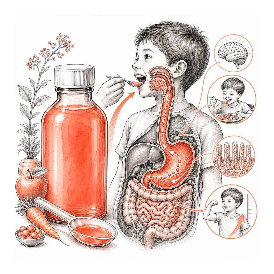 نحوه مصرف شربت راسیپ برای کودک ۶ ساله