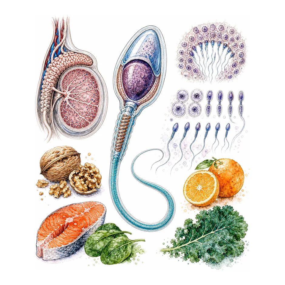 تقویت حرکت اسپرم برای IVF | راهنمای کامل مواد غذایی
