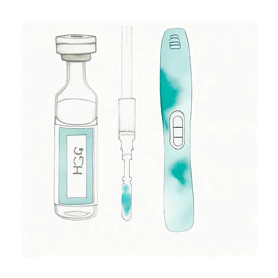 تاثیر آمپول HCG بر نتیجه بی‌بی‌چک