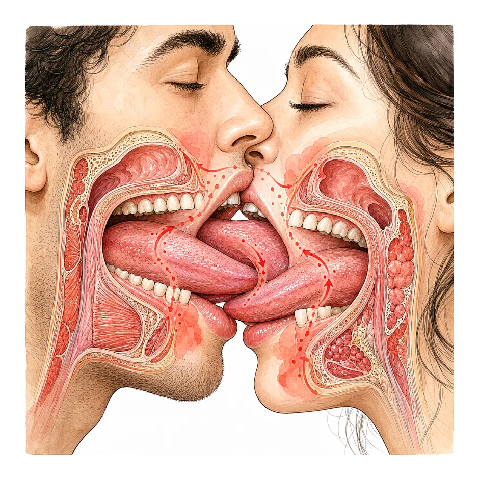 آیا انتقال HIV از طریق بوسه فرانسوی ممکن است؟ - راهنمای پزشکی