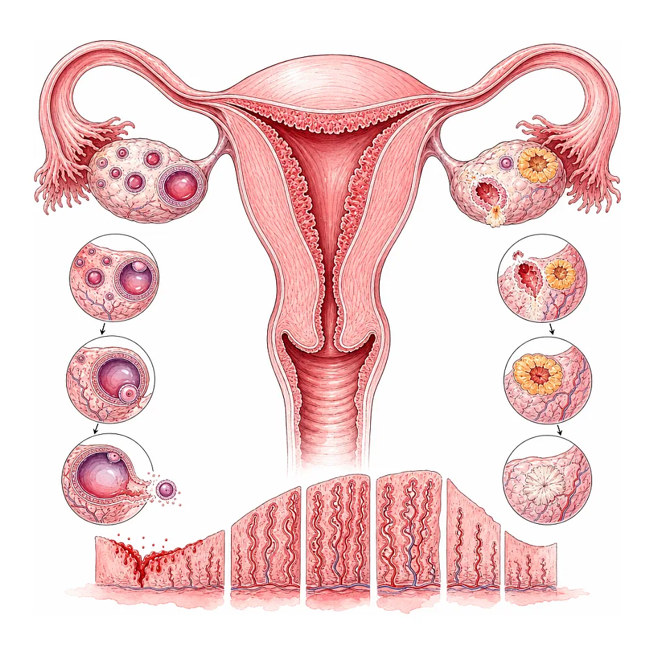 نحوه محاسبه تاخیر پریود از روز شروع یا پاک شدن؟