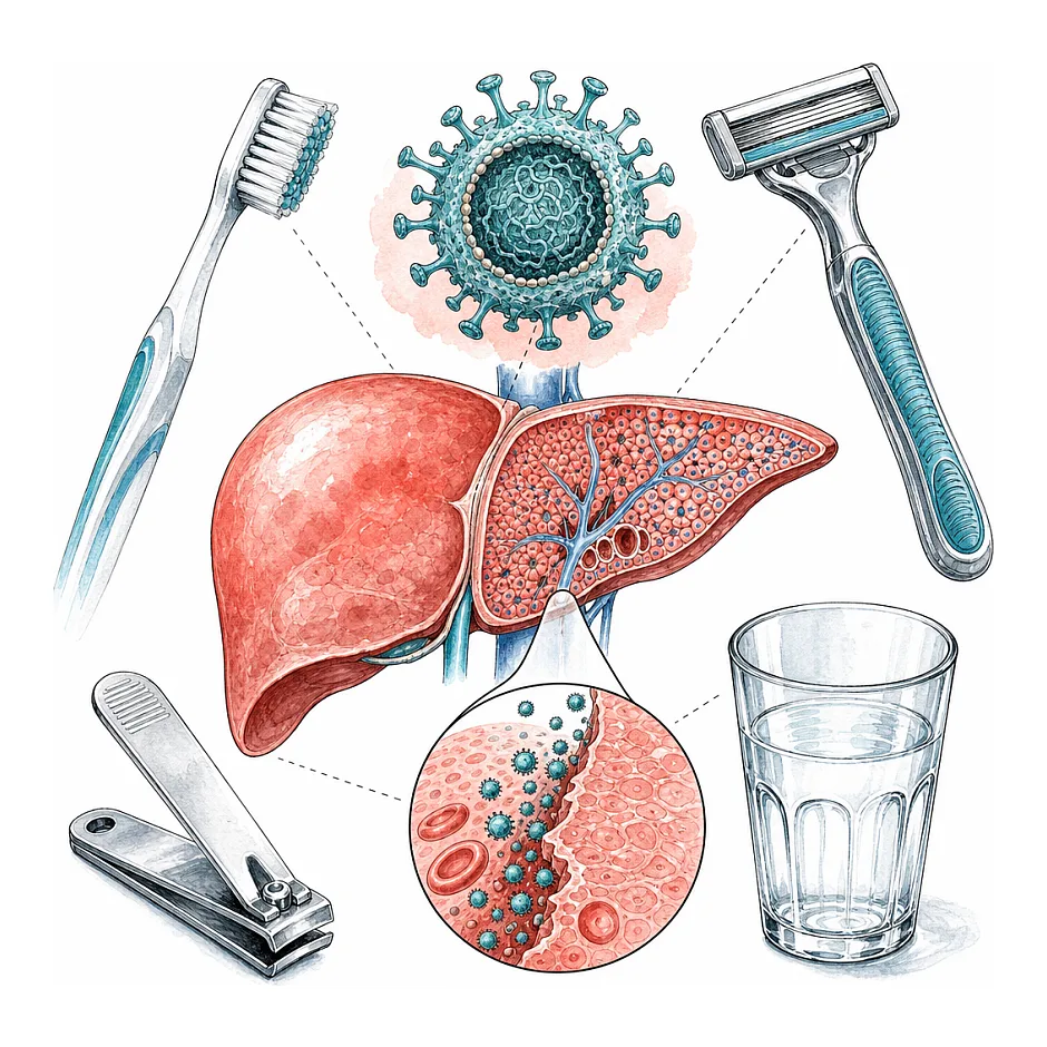آیا استفاده از وسایل مشترک موجب انتقال هپاتیت و HIV می‌شود؟