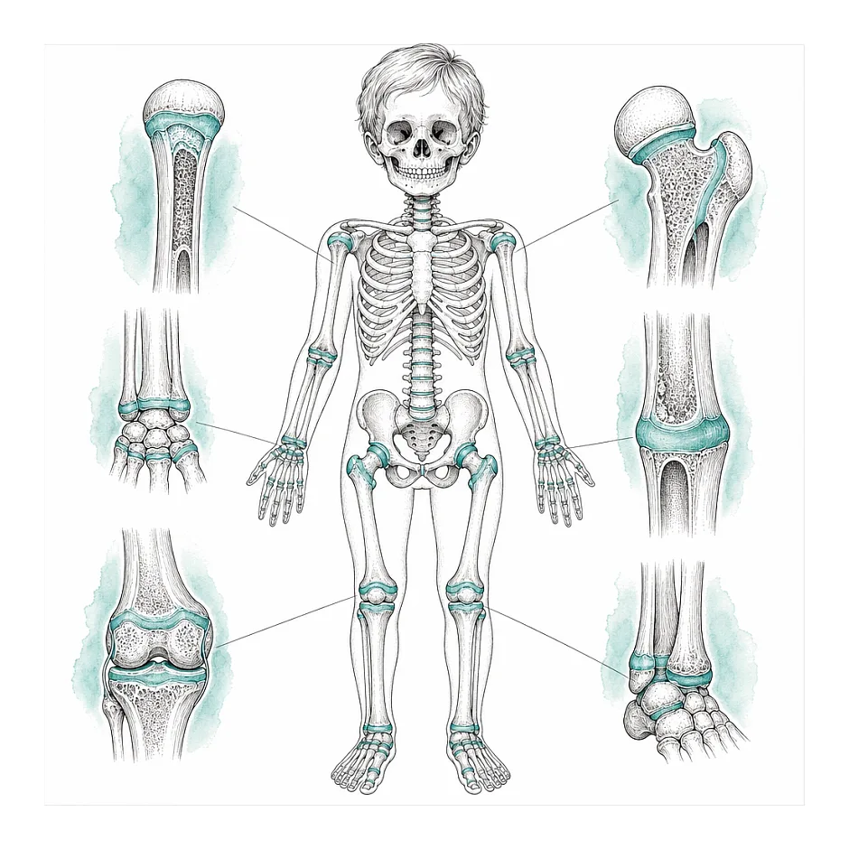 سن استخوانی بالا و تاثیر آن بر قد کودک