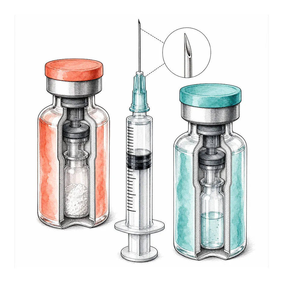 نگهداری و تزریق آمپول HCG و HMG