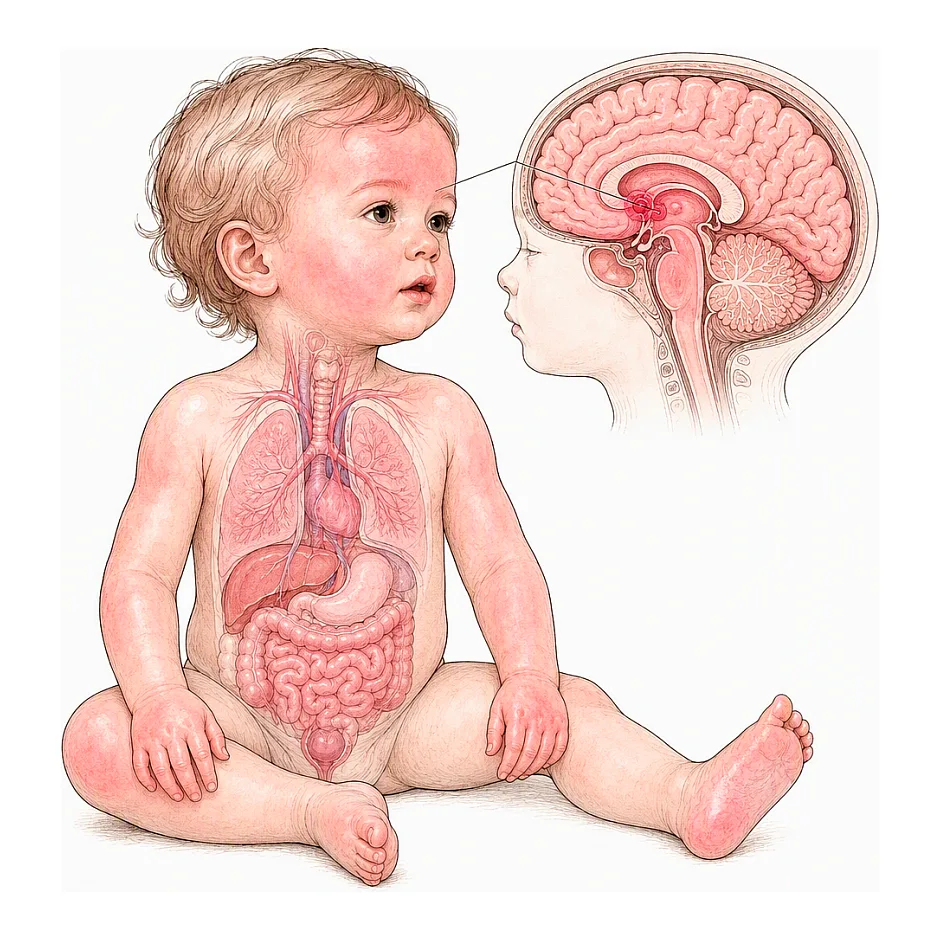 تب کودک یکساله که با استامینوفن پایین نیامده