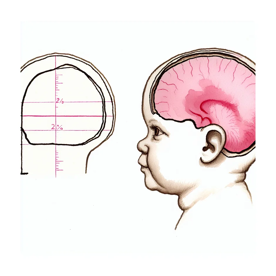 دور سر نوزاد پنج ماهه - اندازه طبیعی و بررسی سلامت
