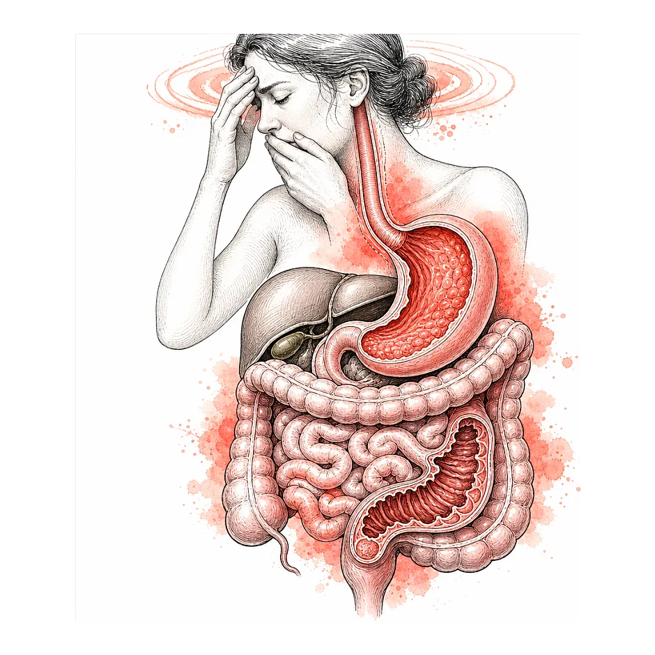 علل حالت تهوع و سرگیجه بعد از خوردن ناهار چیست؟