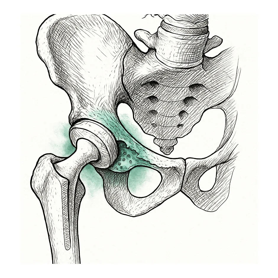 درد و عفونت پس از سیمان ضدباکتری لگن