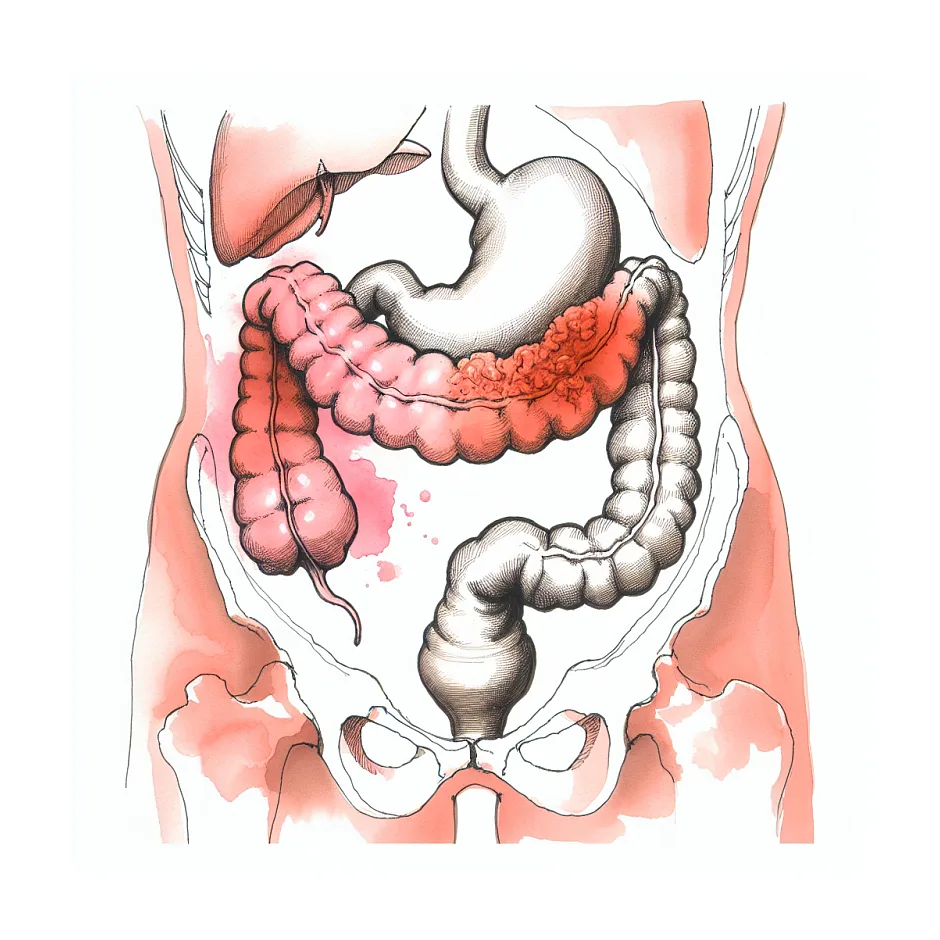 برآمدگی سمت چپ پایین شکم — علت و راهکار سریع