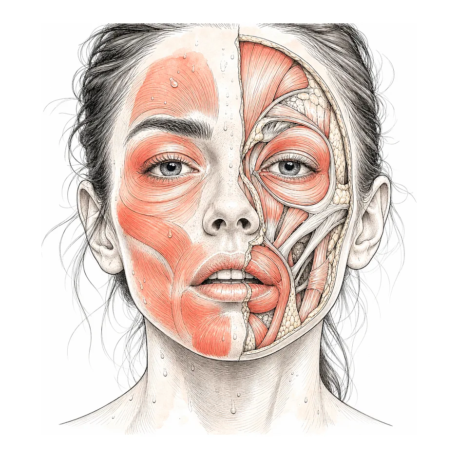 حرکات غیرعادی صورت بعد از انجام ورزش سنگین