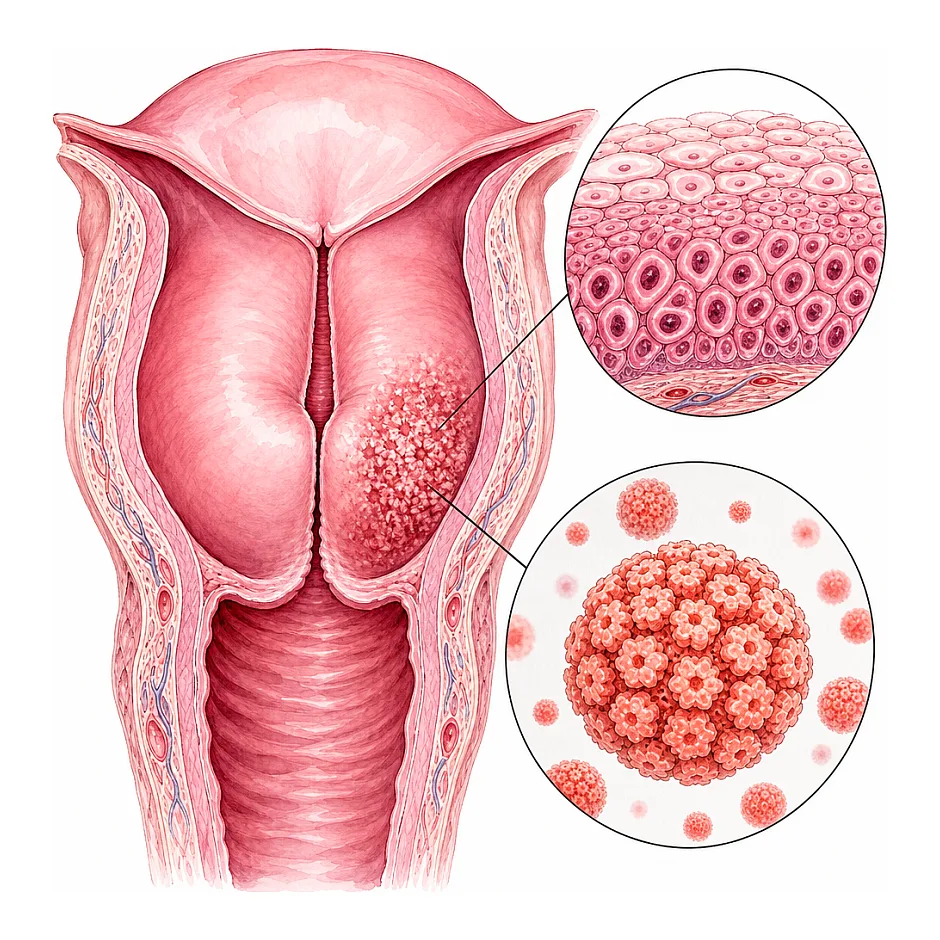 خطرات HPV پرخطر (نوع 51) و پیگیری
